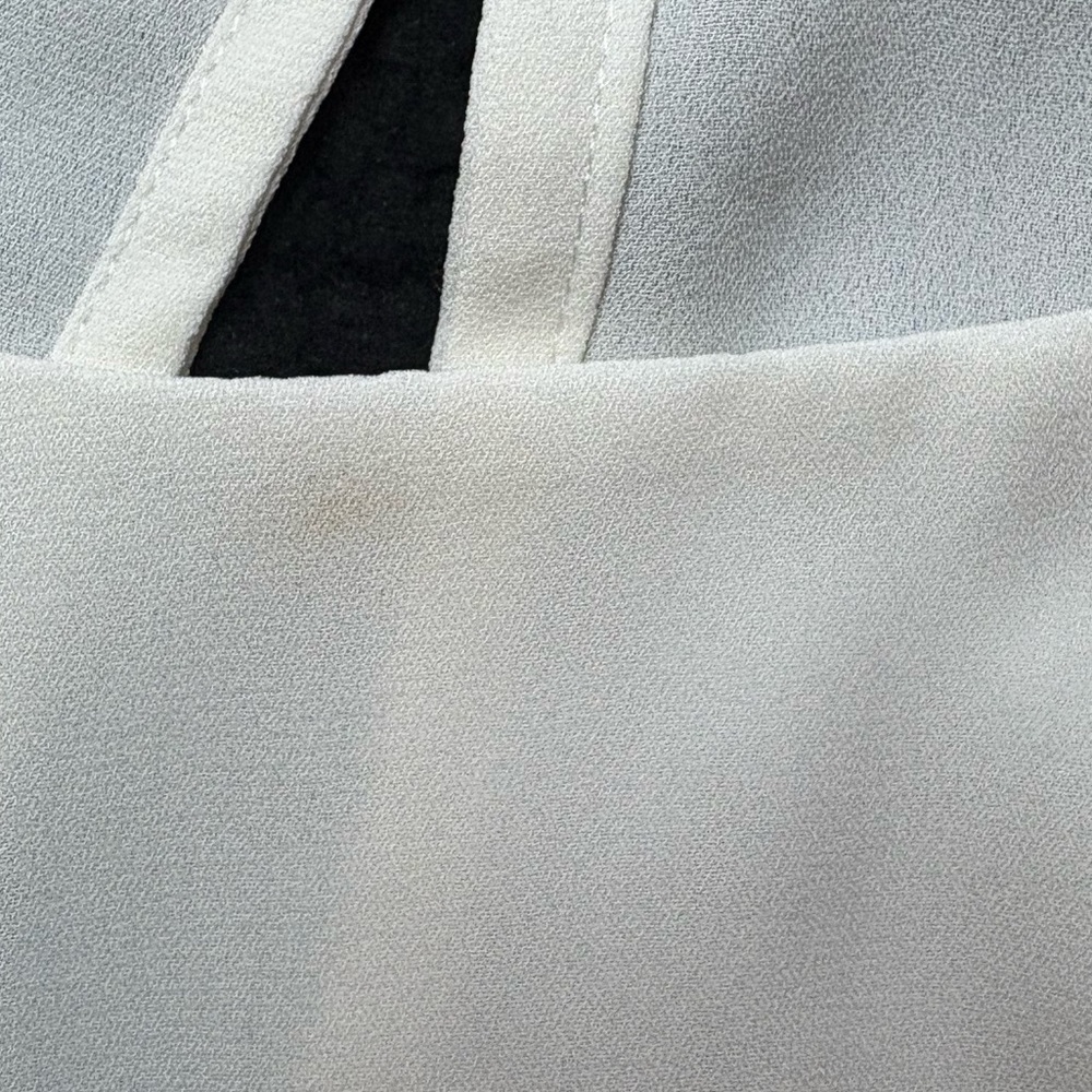 Banana Republic Ivory Ruffle Trim Blouse - Picture 4 of 9